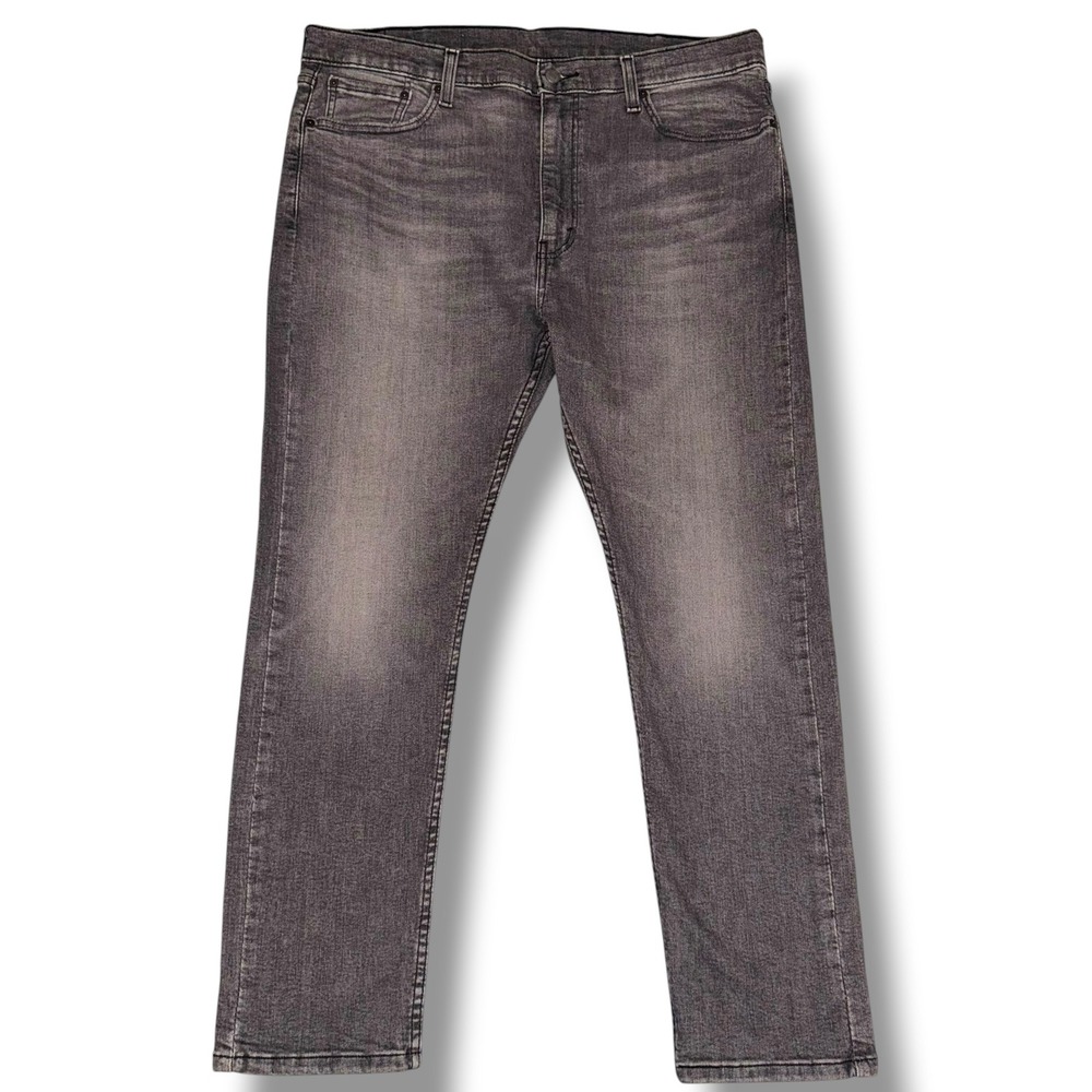 Levi's 510 Skinny Jeans Mens 38x30 Grey Faded Washed Denim Stretch 5-Pocket